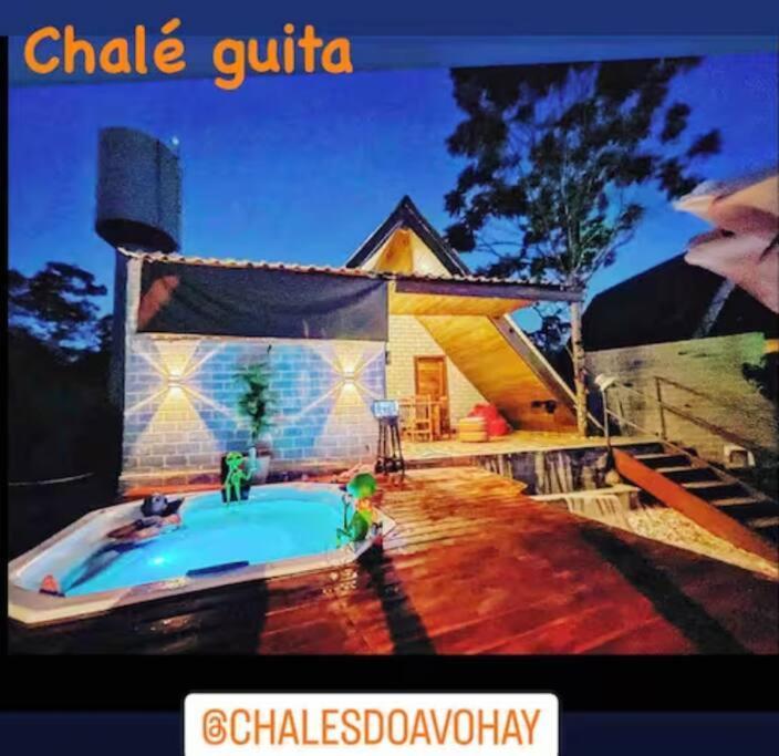 Do Avohay Lindo Chale Com Privativa Banheira Hidromassagem Aquecida